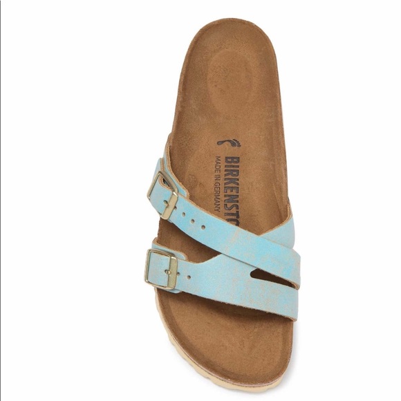 Birkenstock Shoes - FIRM! Birkenstock LEATHER Yao Slide 39N